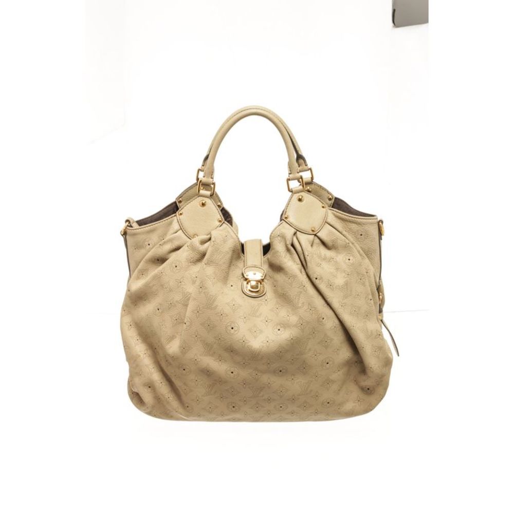 Louis Vuitton White Mahina Leather Hobo Bag